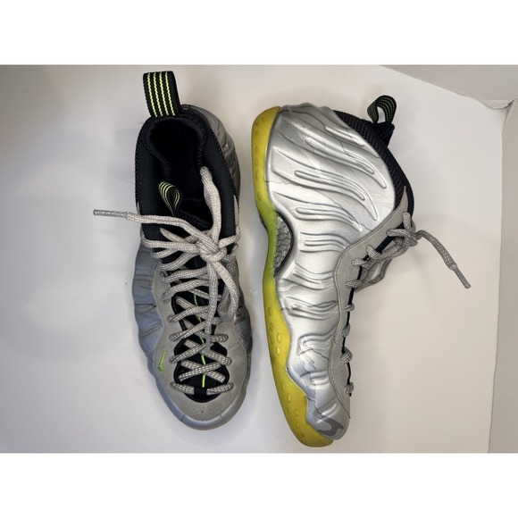 NIKE AIR FOAMPOSITE ONE PREMIUM 10 METALLIC SILVER CAMO VOLT GALAXY 575420-004 main image 10